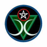 Covenant of the Goddess logo.